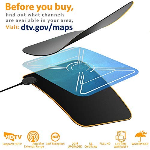 Cordless Magic™ - Indoor Antenna - 360 Mile Range